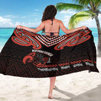 Maori Waitangi Sarong Kotahitanga Poutama Mix Whakairo LT7 - Polynesian Pride