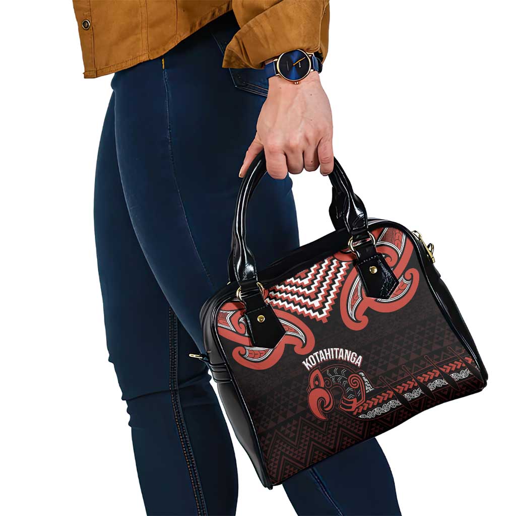Maori Waitangi Shoulder Handbag Kotahitanga Poutama Mix Whakairo LT7 - Polynesian Pride