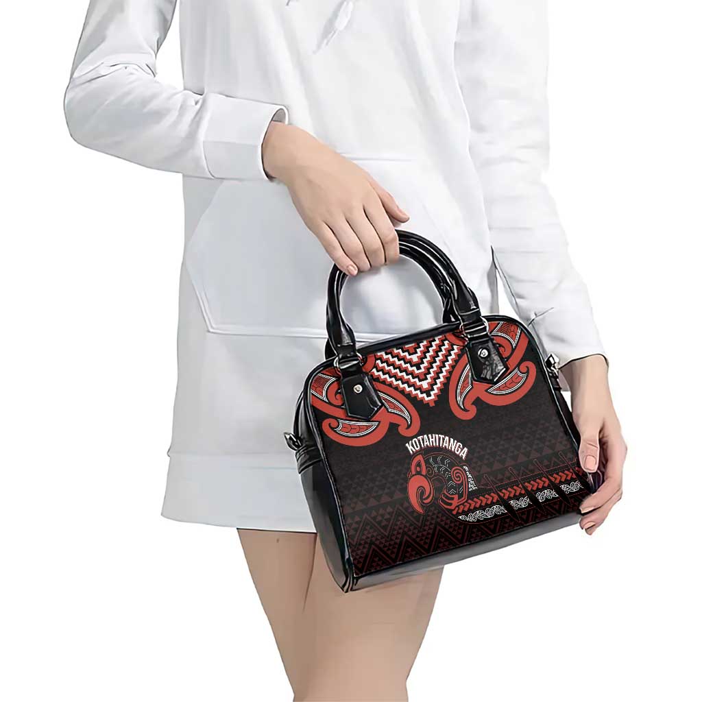 Maori Waitangi Shoulder Handbag Kotahitanga Poutama Mix Whakairo LT7 - Polynesian Pride