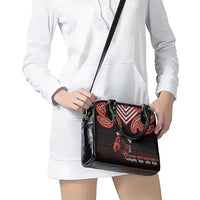 Maori Waitangi Shoulder Handbag Kotahitanga Poutama Mix Whakairo LT7 - Polynesian Pride