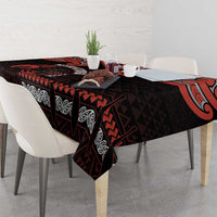 Maori Waitangi Tablecloth Kotahitanga Poutama Mix Whakairo LT7 - Polynesian Pride