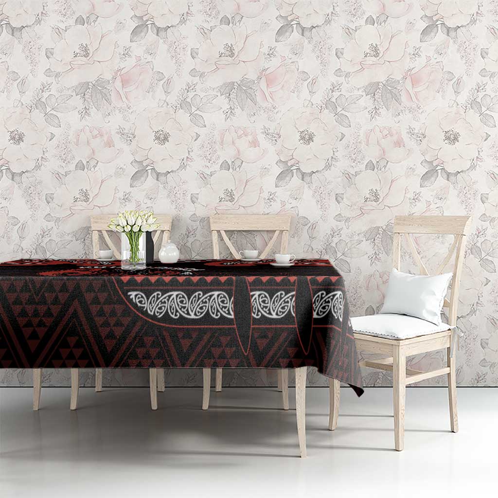 Maori Waitangi Tablecloth Kotahitanga Poutama Mix Whakairo LT7 - Polynesian Pride