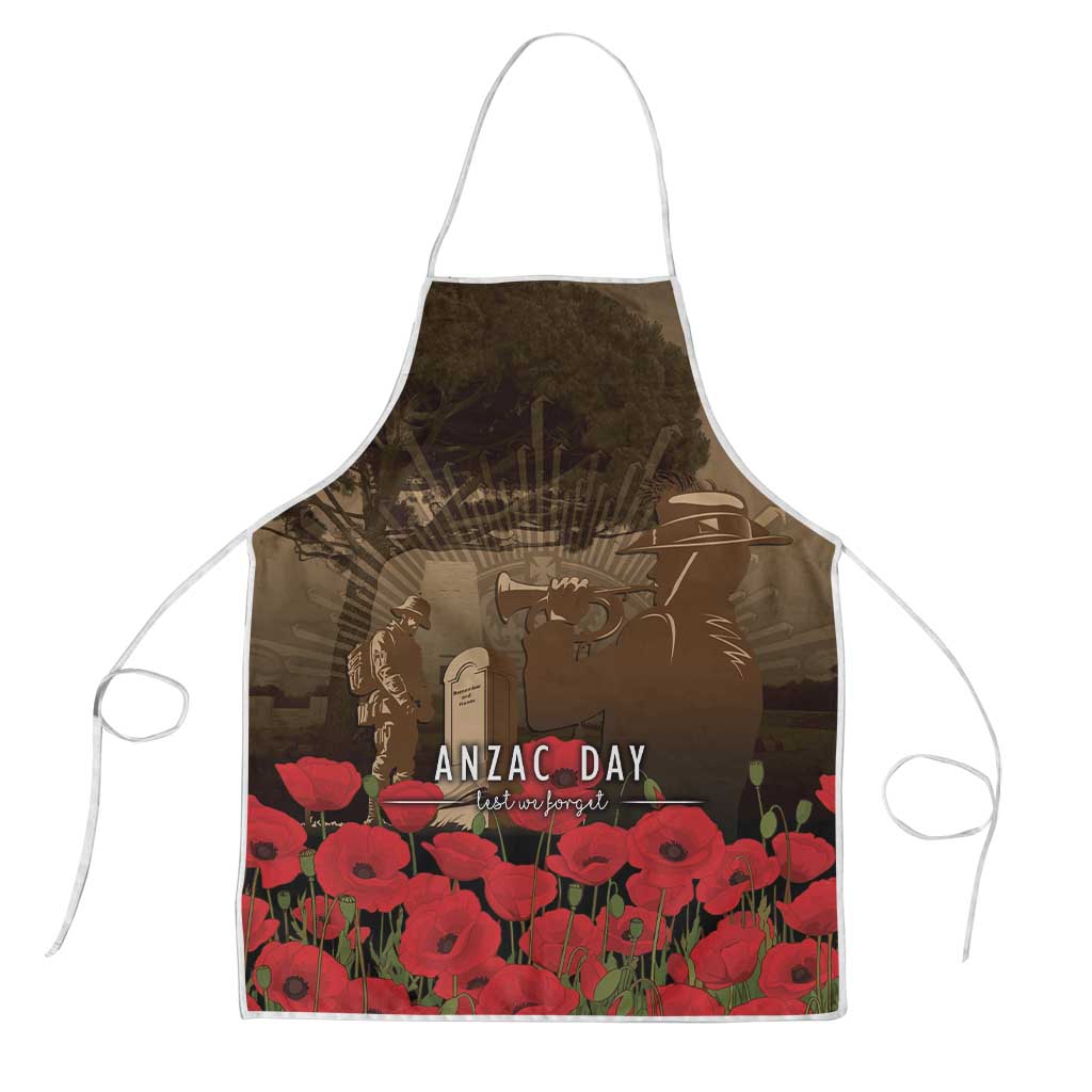 Australia - New Zealand ANZAC Lone Pine Apron The Last Post LT7 Old Gold - Polynesian Pride
