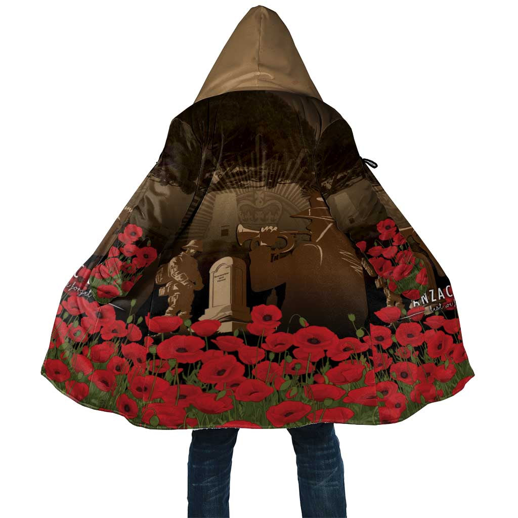 Australia - New Zealand ANZAC Lone Pine Cloak The Last Post LT7 Unisex Old Gold - Polynesian Pride