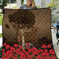 Australia - New Zealand ANZAC Lone Pine Quilt The Last Post LT7 Old Gold - Polynesian Pride