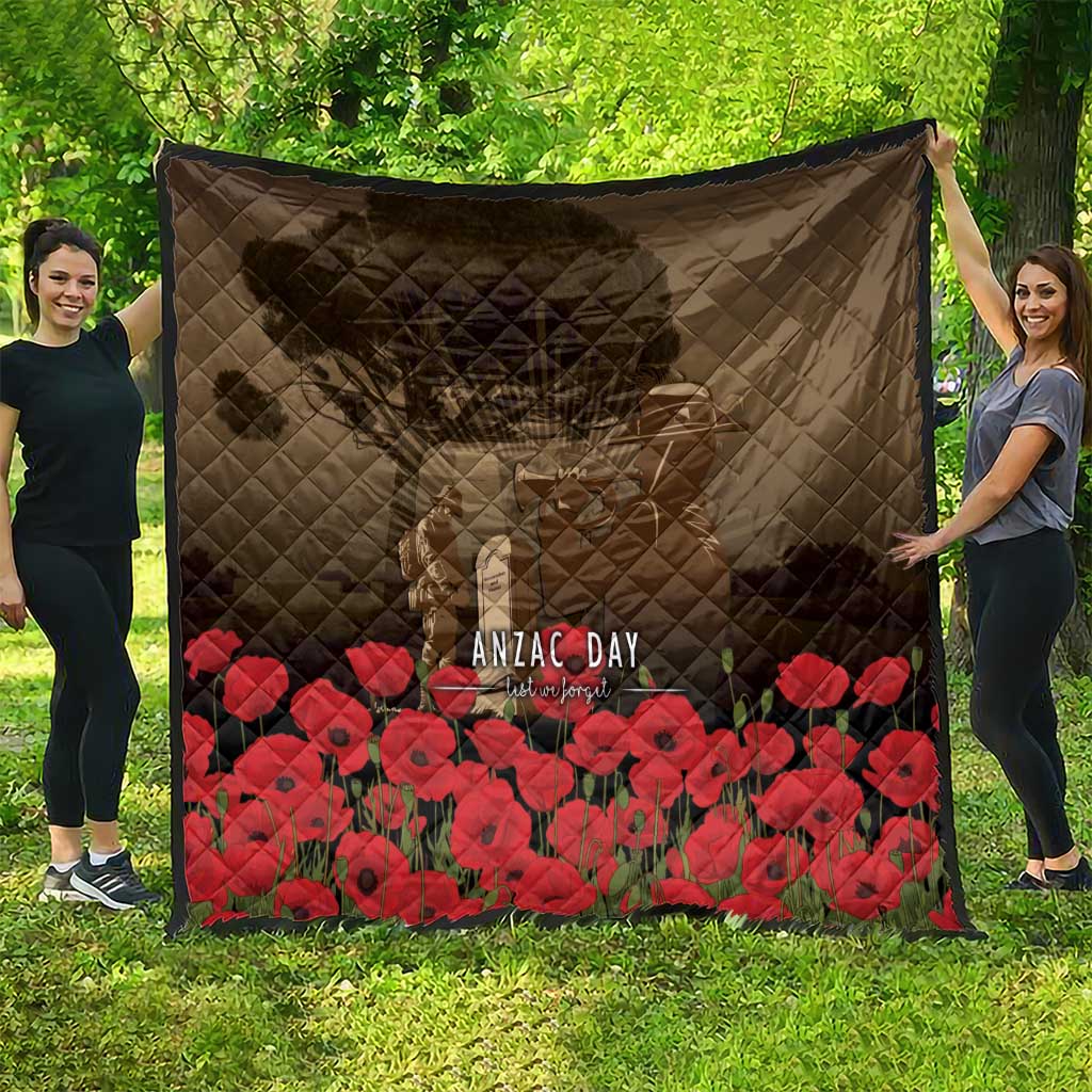 Australia - New Zealand ANZAC Lone Pine Quilt The Last Post LT7 - Polynesian Pride