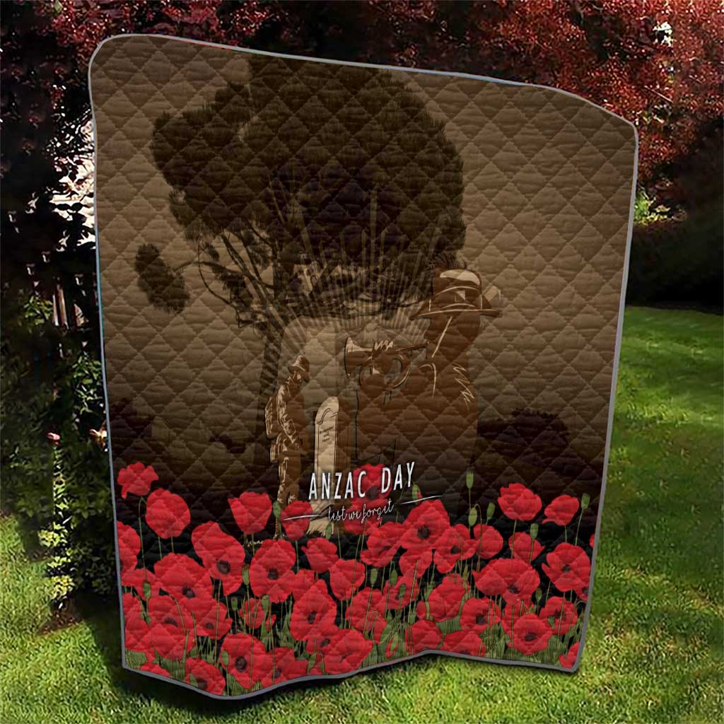 Australia - New Zealand ANZAC Lone Pine Quilt The Last Post LT7 - Polynesian Pride