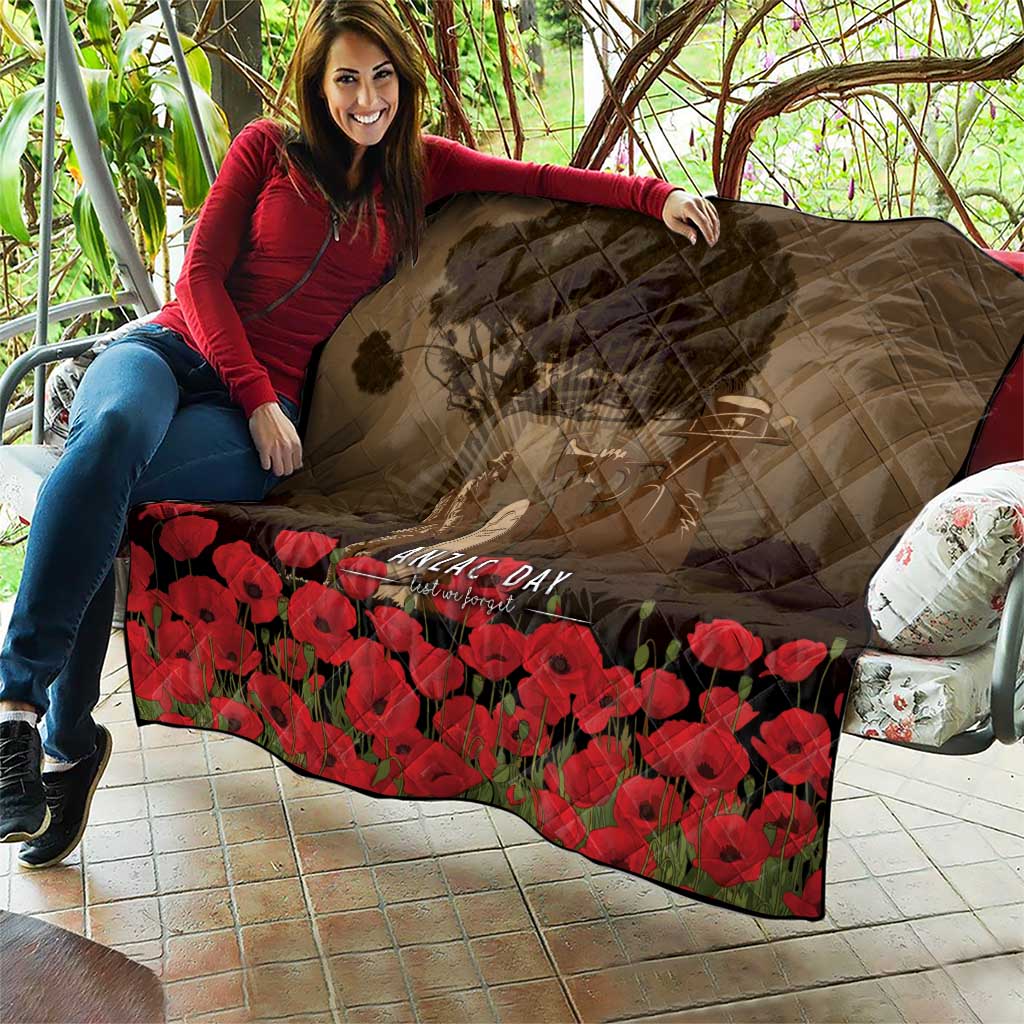 Australia - New Zealand ANZAC Lone Pine Quilt The Last Post LT7 - Polynesian Pride