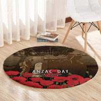 Australia - New Zealand ANZAC Lone Pine Round Carpet The Last Post LT7 - Polynesian Pride