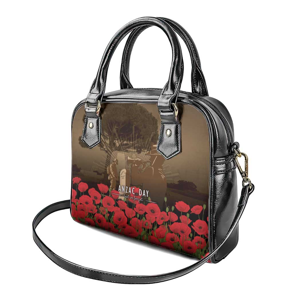Australia - New Zealand ANZAC Lone Pine Shoulder Handbag The Last Post LT7 - Polynesian Pride