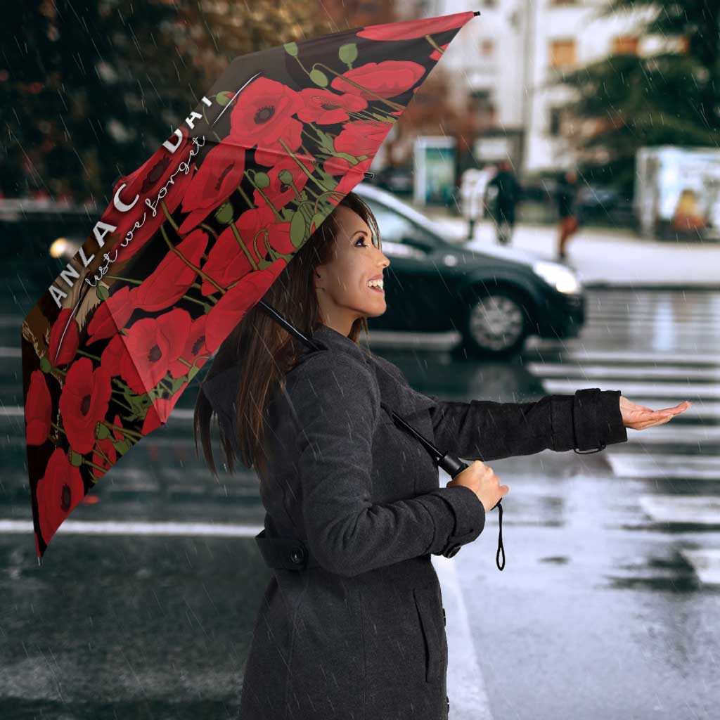 Australia - New Zealand ANZAC Lone Pine Umbrella The Last Post LT7 - Polynesian Pride