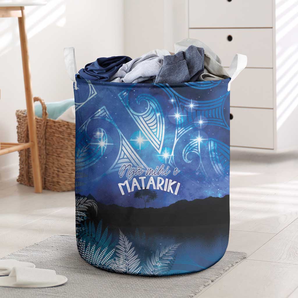 NZ Maori Matariki Scenery Laundry Basket Galaxy Sky LT7 Galaxy - Polynesian Pride