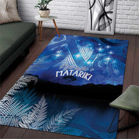 NZ Maori Matariki Scenery Area Rug Galaxy Sky LT7 Galaxy - Polynesian Pride