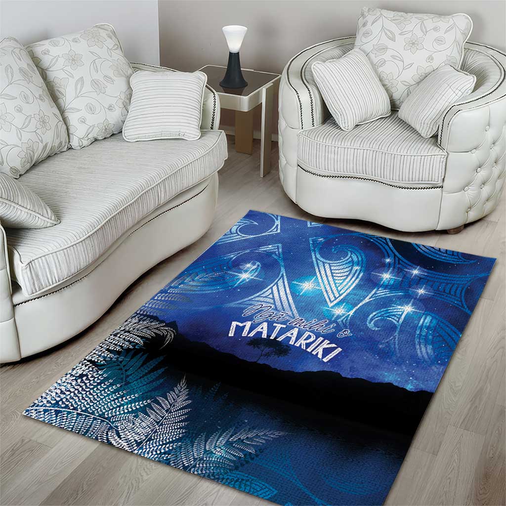 NZ Maori Matariki Scenery Area Rug Galaxy Sky LT7 - Polynesian Pride