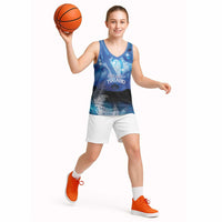NZ Maori Matariki Scenery Basketball Jersey Galaxy Sky LT7 - Polynesian Pride