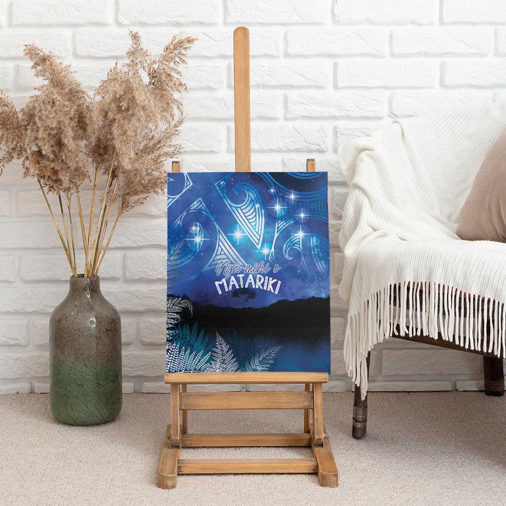 NZ Maori Matariki Scenery Canvas Wall Art Galaxy Sky LT7 - Polynesian Pride