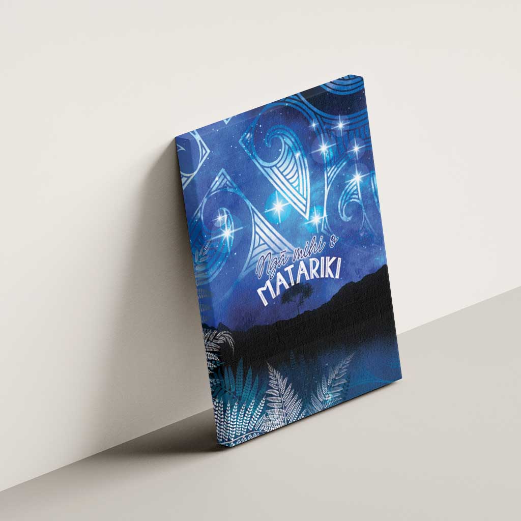 NZ Maori Matariki Scenery Canvas Wall Art Galaxy Sky LT7 - Polynesian Pride