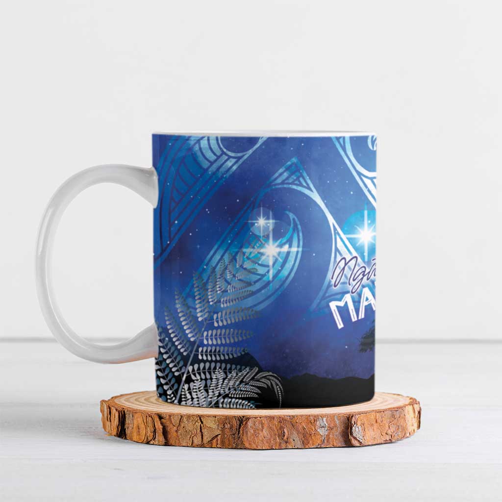 NZ Maori Matariki Scenery Ceramic Mug Galaxy Sky LT7 Galaxy - Polynesian Pride