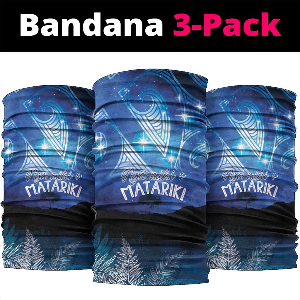 NZ Maori Matariki Scenery Neck Gaiter Galaxy Sky LT7 package One Size: 25*50cm Galaxy - Polynesian Pride