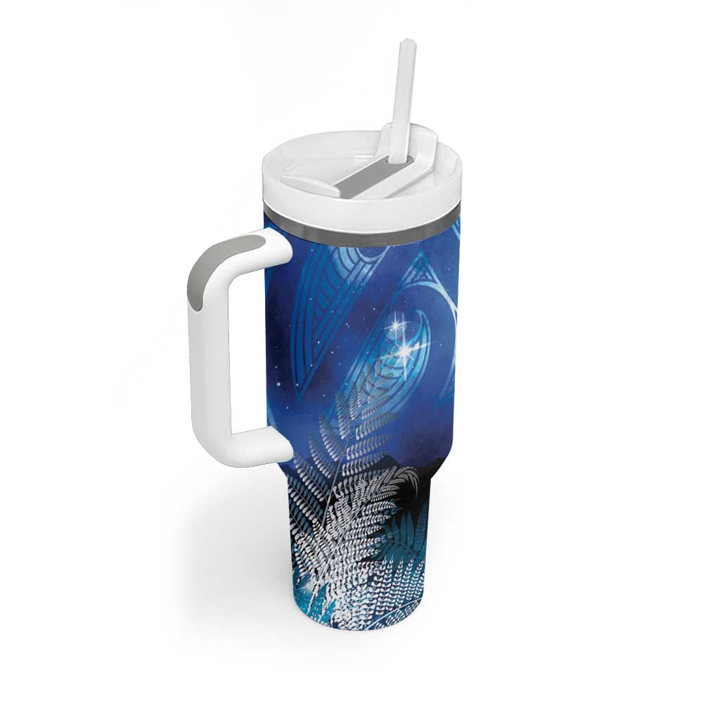 NZ Maori Matariki Scenery Tumbler With Handle Galaxy Sky LT7 - Polynesian Pride
