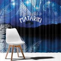 NZ Maori Matariki Scenery Window Curtain Galaxy Sky LT7 - Polynesian Pride