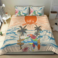 Christmas In July - Hawaii Retro Bedding Set Lost In Parrot-dise LT7 - Polynesian Pride