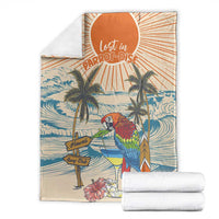 Christmas In July - Hawaii Retro Blanket Lost In Parrot-dise LT7 - Polynesian Pride