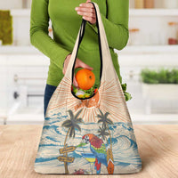 Christmas In July - Hawaii Retro Grocery Bag Lost In Parrot-dise LT7 - Polynesian Pride