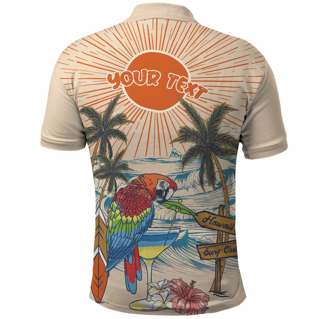 Personalized Christmas In July - Hawaii Retro Polo Shirt Lost In Parrot-dise LT7 - Polynesian Pride