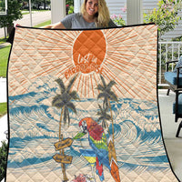 Christmas In July - Hawaii Retro Quilt Lost In Parrot-dise LT7 Beige - Polynesian Pride