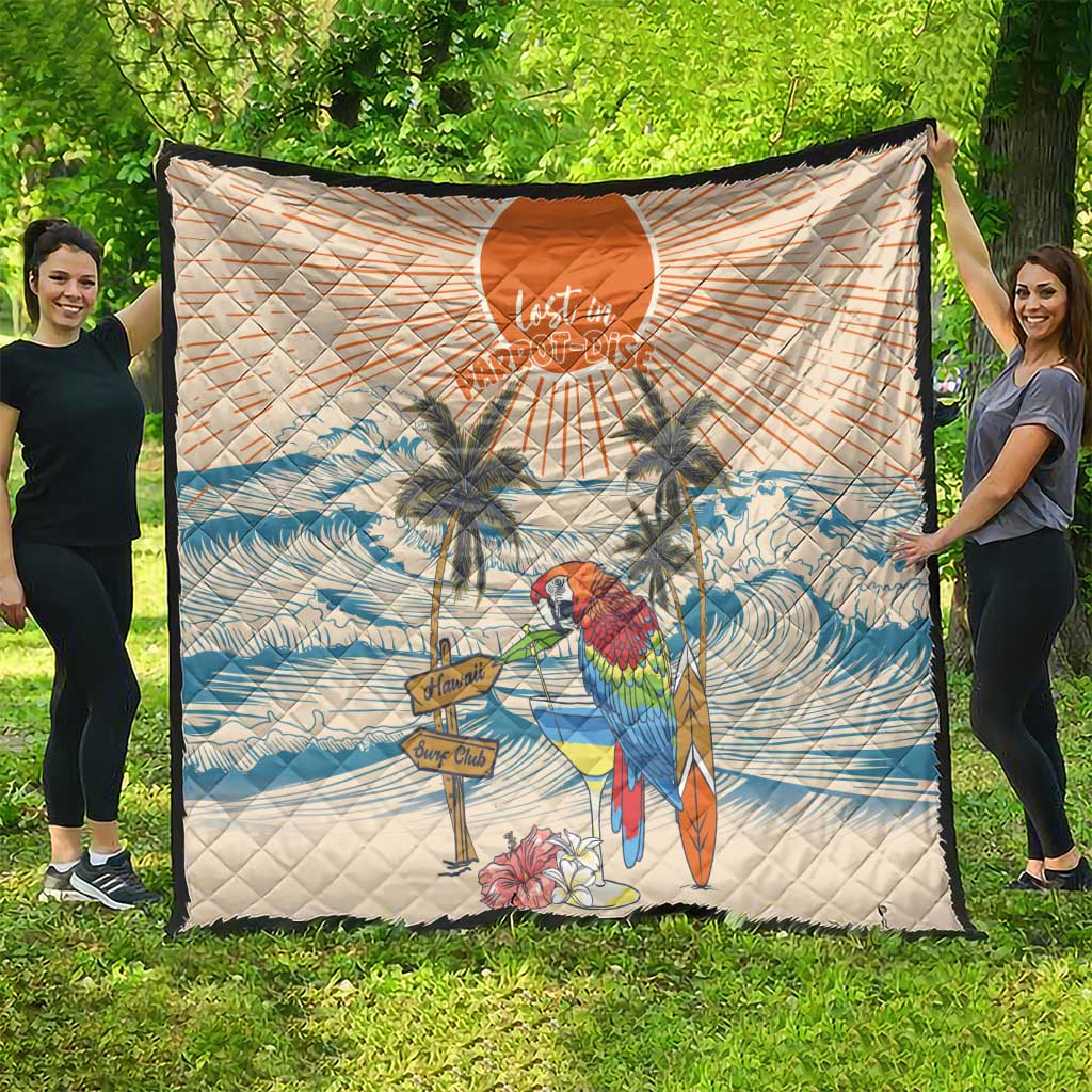 Christmas In July - Hawaii Retro Quilt Lost In Parrot-dise LT7 - Polynesian Pride