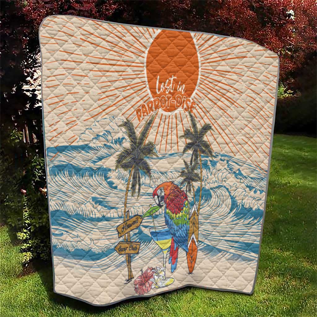 Christmas In July - Hawaii Retro Quilt Lost In Parrot-dise LT7 - Polynesian Pride