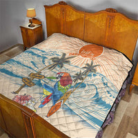 Christmas In July - Hawaii Retro Quilt Lost In Parrot-dise LT7 - Polynesian Pride