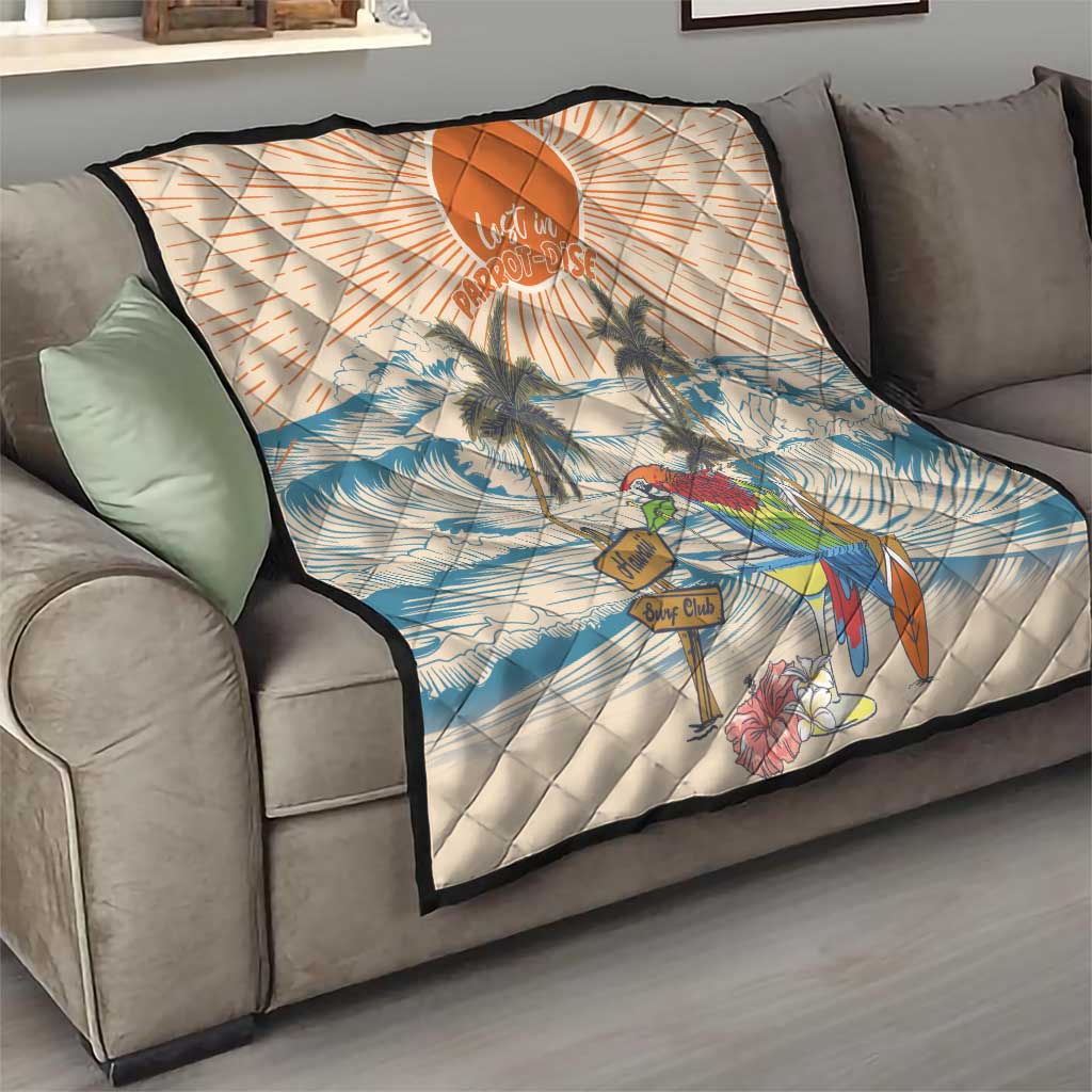 Christmas In July - Hawaii Retro Quilt Lost In Parrot-dise LT7 - Polynesian Pride