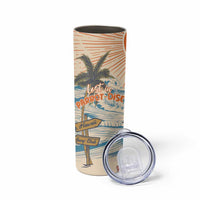 Personalized Christmas In July - Hawaii Retro Skinny Tumbler Lost In Parrot-dise LT7 - Polynesian Pride