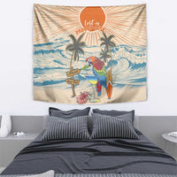 Christmas In July - Hawaii Retro Tapestry Lost In Parrot-dise LT7 - Polynesian Pride