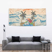 Christmas In July - Hawaii Retro Tapestry Lost In Parrot-dise LT7 - Polynesian Pride