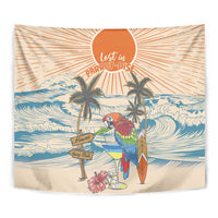 Christmas In July - Hawaii Retro Tapestry Lost In Parrot-dise LT7 - Polynesian Pride