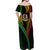 Personalised Vanuatu Off Shoulder Maxi Dress 43rd Hapi Indipendens Long LT7 - Polynesian Pride