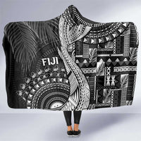 Fiji Rugby Bula Masi Hooded Blanket Fish Tail Kaivity Cibi - Black LT7 One Size Black - Polynesian Pride