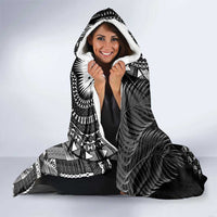 Fiji Rugby Bula Masi Hooded Blanket Fish Tail Kaivity Cibi - Black LT7 - Polynesian Pride