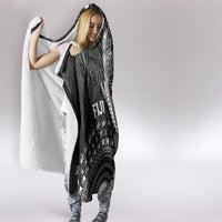 Fiji Rugby Bula Masi Hooded Blanket Fish Tail Kaivity Cibi - Black LT7 - Polynesian Pride