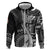 Fiji Rugby Personalised Bula Masi Hoodie Fish Tail Kaivity Cibi - Black