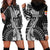 Fiji Rugby Personalised Bula Masi Hoodie Dress Fish Tail Kaivity Cibi - Black