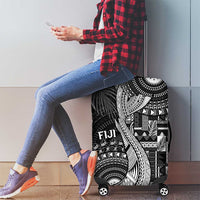 Fiji Rugby Bula Masi Luggage Cover Fish Tail Kaivity Cibi - Black LT7 - Polynesian Pride