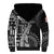 Fiji Rugby Personalised Bula Masi Sherpa Hoodie Fish Tail Kaivity Cibi - Black