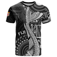 Fiji Rugby Personalised Bula Masi T Shirt Fish Tail Kaivity Cibi - Black LT7 Black - Polynesian Pride
