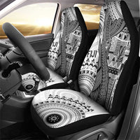 Fiji Rugby Bula Masi Car Seat Cover Fish Tail Kaivity Cibi - White LT7 - Polynesian Pride