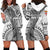 Fiji Rugby Personalised Bula Masi Hoodie Dress Fish Tail Kaivity Cibi - White