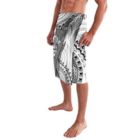 Fiji Rugby Personalised Bula Masi Lavalava Fish Tail Kaivity Cibi - White LT7 - Polynesian Pride